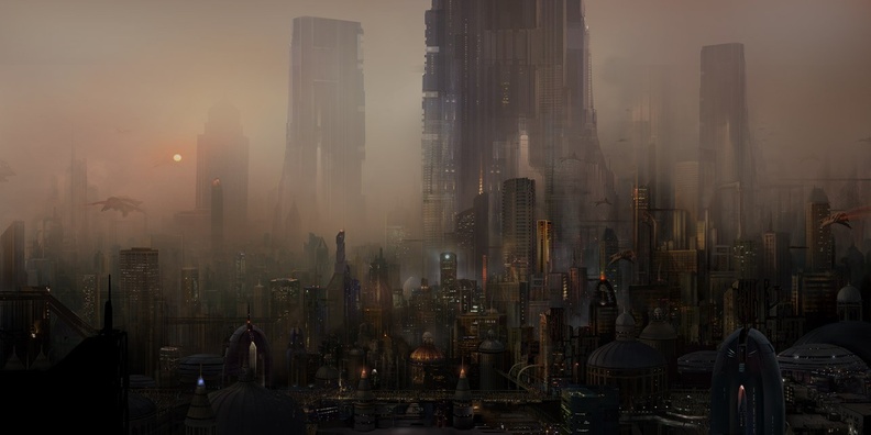futuristic cities cohabitations sci-fi city desktop 1285x643 hd-wallpaper-853337